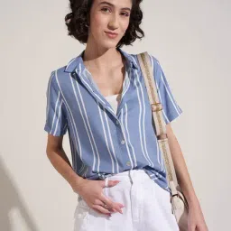 Honey by Pantaloons Infinity Stripes Shirt image 4
