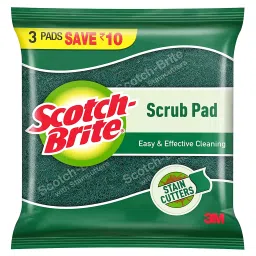 3M Scotch-Brite Non Scratch Sponge (2 units) & Scrub Pad Large (3 units) image 3