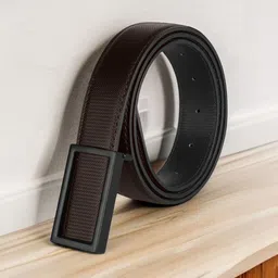 LOOPA Men Textured PU Reversible Formal Belt-picture-16