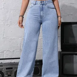 AKACY Women Jean High-Rise Light Fade Stretchable Jeans-picture-12