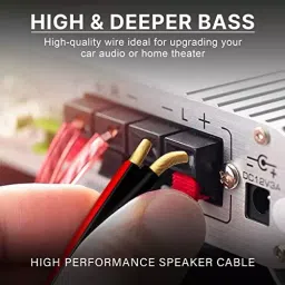 FEDUS 16 Gauge/AWG Oxygen-Free Copper 2 Conductors Audio Speaker Wire Red & Black 5 m image 4