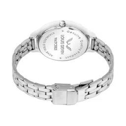 LOUIS DEVIN Women Dial & Stainless Steel Bracelet Style Straps Analogue Watch LD-L197-BLK-CH image 4