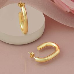 Rubans Geometric Hoop Earrings-picture-34