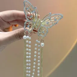 Puchku Unisex Kids Beaded Claw Clip image 3