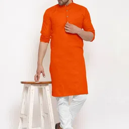 KRUDHA Men Thread Work Kurta-picture-34