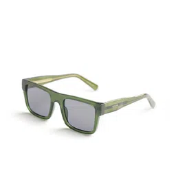 OPIUM Crystal Green Rectangular UV Protection Plastic Sunglasses for Men OP-10220-C05-52-picture-23