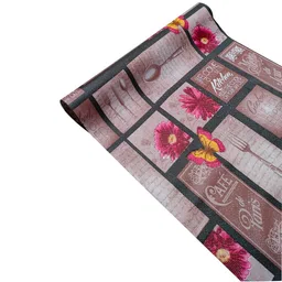 Mopak Decor Brown Set of 1 Regular Shelf Liner Organisers image 2