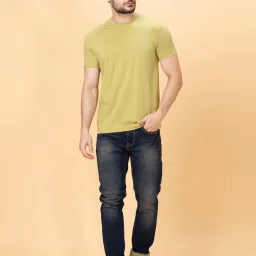 Being Human Green Regular Fit Crew T-Shirt image 5