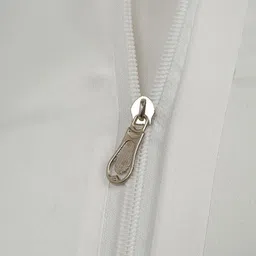 SOKNACK Peach & White Set of 5 Ethnic Motifs Printed Velvet Square Cushion Covers image 5