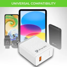 ULTRAPROLINK UM1110QC Boost QC USB Quick 18W Wall Charger with 1m Type C Cable (White) image 5