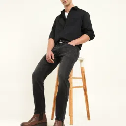 Levi's 512 Black Cotton Slim Fit Jeans image 5