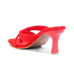 Clog London Women's Red Toe Ring Stilettos image 5