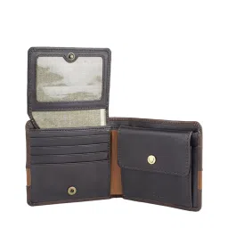 Hidesign 286-010F Brown & Tan Panelled Leather Rfid Bi-Fold Wallet image 5