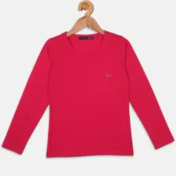 NINS MODA Kids Pink Regular Fit Full Sleeves Top-image-15