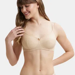 Jockey 1615 Women's Wirefree Non Padded Super Combed Cotton Full Coverage Everyday Bra image 5