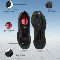 Red Tape Women's Drift + Black Running Shoes image 5