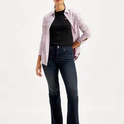 Levi's Women's High Rise 725 Bootcut Navy Jeans image 5