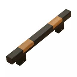 DECORE 120 600 mm Aluminium Black and Wood Finish Door Pull Handle-picture-16