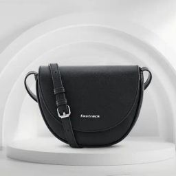Fastrack Black Solid Small Sling Handbag-picture-7