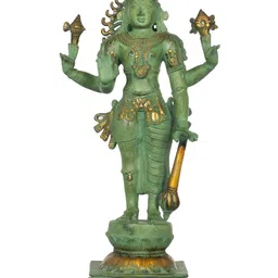 Exotic India Green Religious Idol Showpiece-image-36