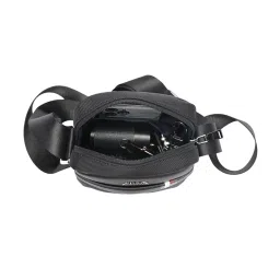 TOMMY HILFIGER Black Seymore Textured Cross Body Bag image 5