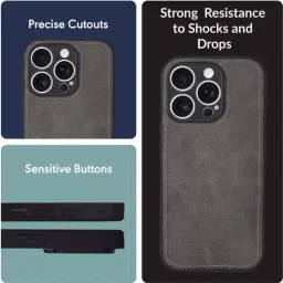 Sprig Back Cover for IPHONE 16 PRO (Grey) image 2