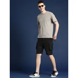 Mast & Harbour Men Knit Cargo Shorts-picture-42