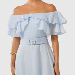 Forever New Jemima Petite Ruffle Midi Dress image 5