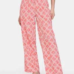 Zivame Pink Printed Pyjamas-image-6