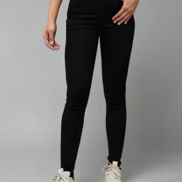 DOLCE CRUDO Black High Rise Jeans-image-37