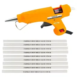 Fadman 20 W Standard Temperature Hot Melt Mini Glue Gun with 9 Stick Yellow 7 mm Stick Dia., yelmini20wtt9s-picture-32