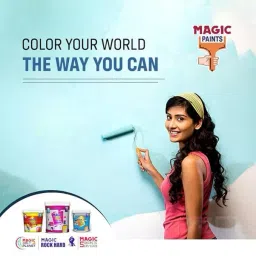 Magic Paints 1101 Series 20 Kg Sunrise Matte Finish Acrylic Distemper Paint image 2