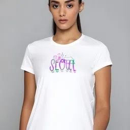 SZN Women Typography Printed Regular Fit Round Neck T-shirt-picture-23