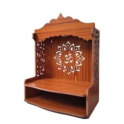 ARTIHC CRAFT Engineered Wood Wall Mounted Home Temple image 2