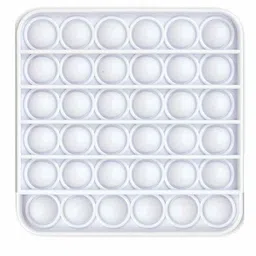 FunBlast Square Shape Pop Bubble Stress Relieving Silicone Pop It Fidget Toy (Colour May Vary)-picture-17
