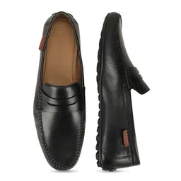 GUESS Men Leather Slip-On Loafers image 5