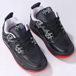Oh! Pair Sneaker with Lace Up Closure -  Black image 2