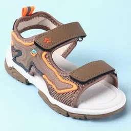 Cute Walk by Babyhug Velcro Closure Sandals - Brown image 3