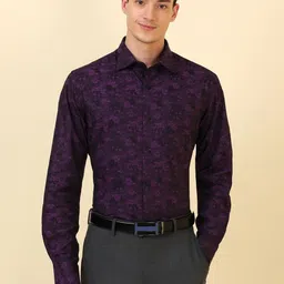 Allen Solly Sport Floral Printed Spread Collar Cotton Slim Fit Formal Shirt-picture-19