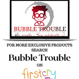 Bubble Trouble Blue Theme Birthday Decoration Kit Combo - Pack of 70 image 5