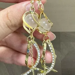 StyleCast x Revolte Classic Drop Earrings image 3