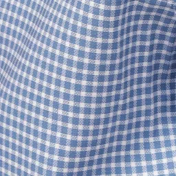 Andamen Blue Slim Fit Check Shirt image 5