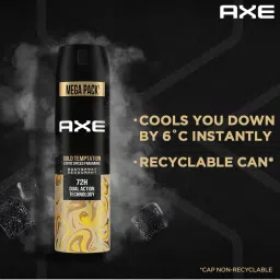 Axe Gold Temptation Bodyspray Deodorant - 215 ml image 5
