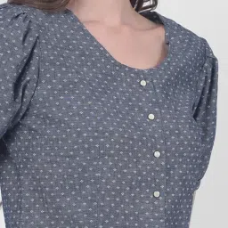NUMERO UNO Navy Printed Shirt image 5