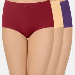 Amante Multicolor Cotton Hipster Panty (Pack of 3)-image-53