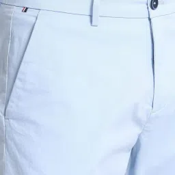 U.S. Polo Assn. Blue Cotton Slim Fit Logo Printed Shorts image 5