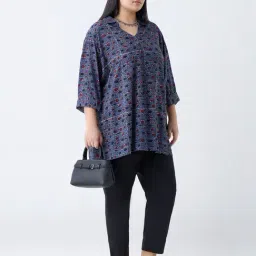 Diza by Westside Blue Printed Tunic image 3