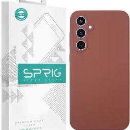Sprig Liquid Silicone Back Cover for SAMSUNG Galaxy S23 FE 5G (Brown)-picture-19