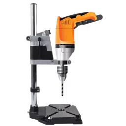 Saente Hand Drill Stand Without Drill Machine 44 mm (1.7 inch) Chuck Size Aluminium Base Black & Silver-image-26