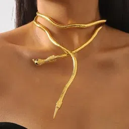 DressBerry Gold-Plated Open Necklace image 3
